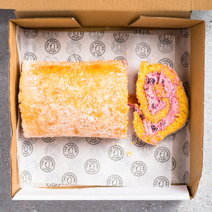 Summer Berry Swiss Roll